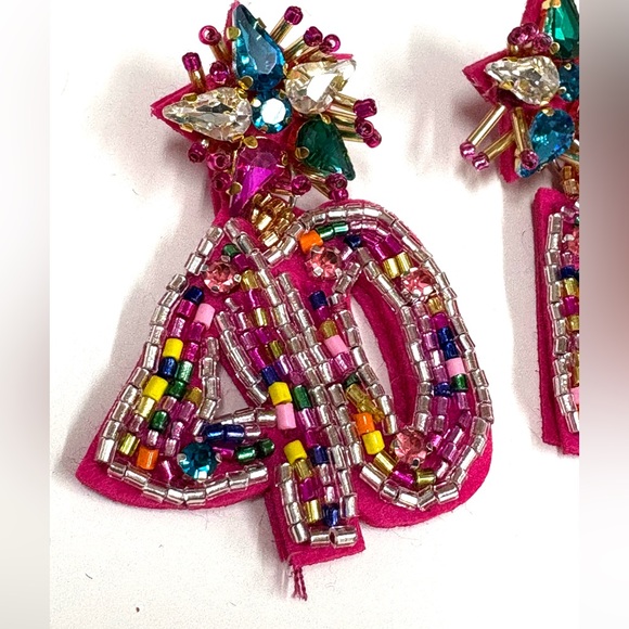 🎉 40! Beaded earrings 🩷 - Picture 4 of 6